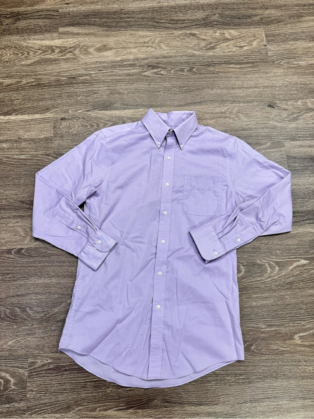 Lauren Ralph Lauren Men’s Lavender Slim Fit Stretch Dress Shirt 15.5 32/33